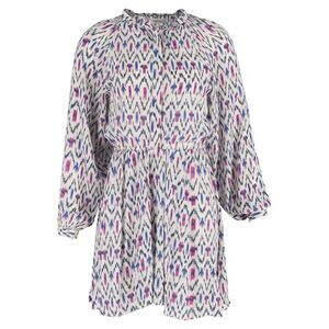 Isabel Marant Étoile Amandine Printed Mini Dress In Multicolor Viscose